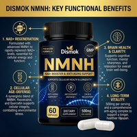Capsules de Resvératrol NMNH Marque Blanche 30000mg – Complément Végétalien pour l'Âge Sain et la Réparation Cellulaire – 60 Comprimés – OEM ODM