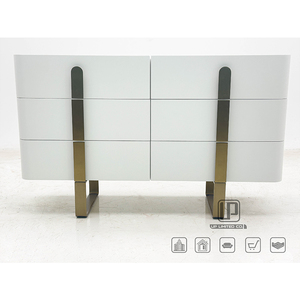 Vente directe d'usine, armoire rectangulaire de qualité supérieure, armoire de rangement en bois blanc vintage pour salon, armoire de rangement en bois - Product Image 1
