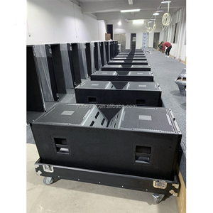 VT4889 Dual <span class=keywords><strong>15</strong></span> pulgadas 3 vías altavoz de neodimio gabinete sistema de sonido altavoces de matriz de línea pasiva - Product Image 3