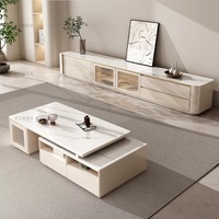 2025 nouvelle mode Table centrale moderne meubles en bois Design Centre en bois thé Table basse pour salon