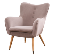 Velvet Pink Leisure Style Sessel Wohnzimmer möbel Wohnzimmer Stuhl