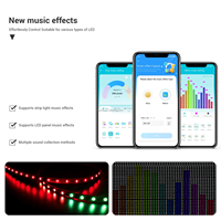 Contrôleur LED SPI RGBCCT LoT SP53AE Wifi APP Alexa Google Home 5050 FCOB BT SPI Bande lumineuse adressable DC 5-24V