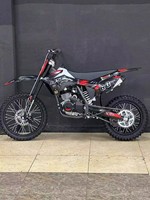 Motor Trail BOSUER CB250 223cc Zongshen Berpendingin Udara 16.3HP 5 Percepatan Peredam Kejut Airbag Garpu Terbalik 53mm Off Road Cross Country