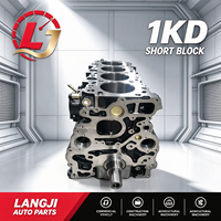 Bloc moteur diesel 1KD-FTV durable, bloc moteur remanufacturé pour Toyota Hilux Fortuner Pickup