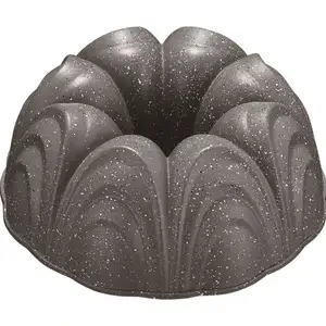 オーブンパンケーキモールドケーキパン用卸売OEMノンスティック球形シェルマフィンパン耐熱皿