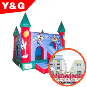 Y & G chú hề Inflatable nhà bị trả lại | sân sau Inflatable lâu đài nhà bị trả lại | thiết kế miễn phí, TUV, CE, Kid bouncy nhà thương mại