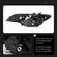 Ensemble de phares à lentille de projecteur LED pour Honda Fit, feux de jour LED, clignotants LED, plug and play, pièces de rechange automobiles, feux avant DRL