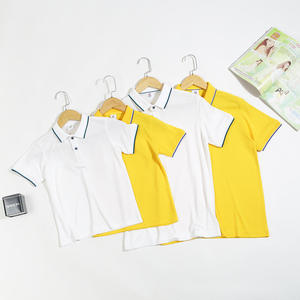 Camiseta Polo Infantil con Logotipo Personalizado, Camiseta de Manga Corta, Uniforme para Clases de Arte de Primaria, Bordada - Product Image 3
