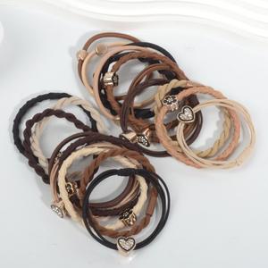 20 Lazos para el Cabello Estilo Boho Personalizables para Mujer con Decoración, Pulsera para el Cabello para Cabello Fino y Grueso, Elásticos de Nailon que No Dañan el Cabello - Product Image 5