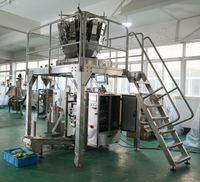 Machine d'emballage avec valve de dégazage pour grains de café, machine d'emballage de sachets à quatre soudures, machine VFFS avec valve unidirectionnelle