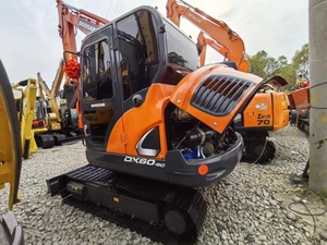 Excavadora Usada Doosan DX60 Original, Excavadora Usada de 6 Toneladas, Excavadora Hidráulica DX60, Se Vende a Bajo Precio - Product Image 5