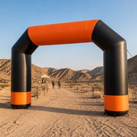 Arche gonflable MORNING pour la promotion des sponsors, idéale pour les compétitions sportives, les jours sportifs scolaires et les rassemblements publics
