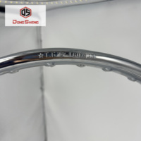 Llanta de Acero Cromado para Motocicleta Tipo WM de 36 Orificios, 1.60x14, 16, 17, 18, 19, 21 Pulgadas, Directo de Fábrica, Stock Disponible, Calidad Resistente