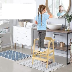 Tour en bois moderne à hauteur réglable Aide à la cuisine Lit pour enfants Salle à manger Apprentissage Chambre à coucher Application Salle de bain - Product Image 2