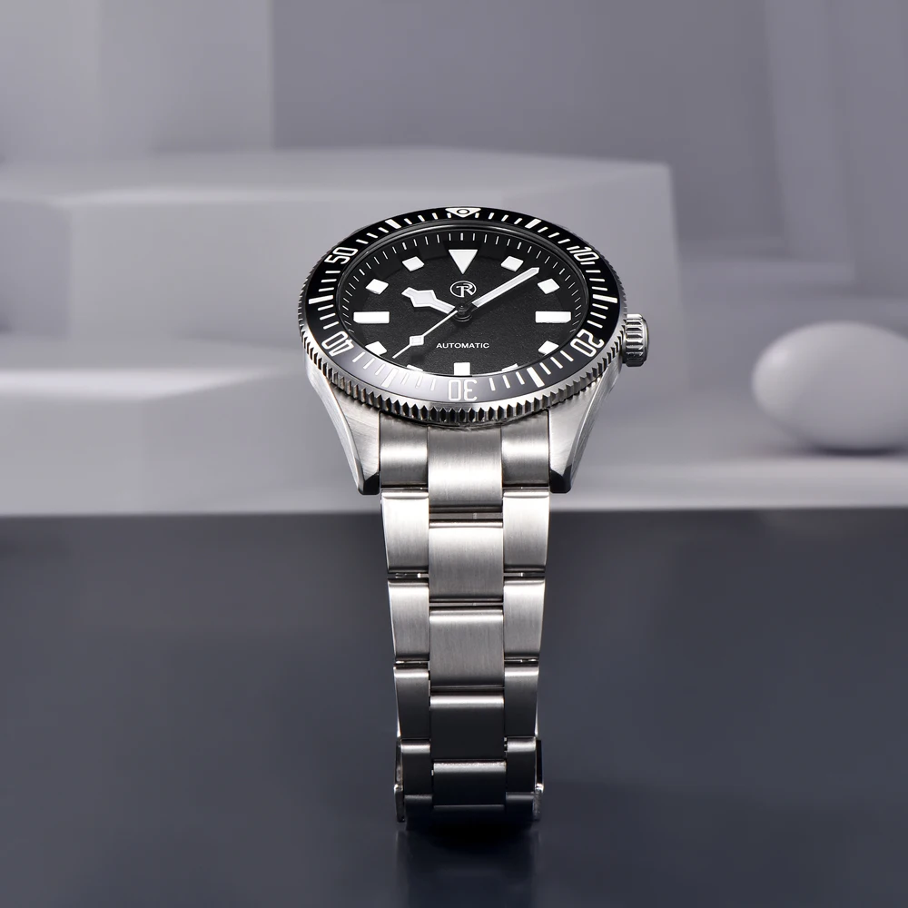 Rollstimi 2025 jam tangan mewah pria, jam tangan selam otomatis mekanis  7910 m tahan air keramik Bezel AR safir 100