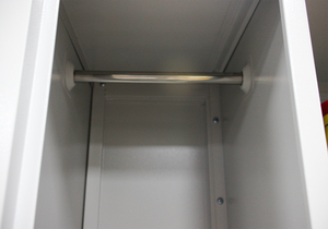 <span class=keywords><strong>Armario</strong></span> de escoba de acero de una sola Puerta de diseño moderno, casilleros DE TRABAJO DE <span class=keywords><strong>Metal</strong></span> de tamaño completo para sala de estar, lavandería, escuela - Product Image 5