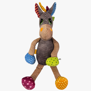 Nuevo Diseño de Caballo Rayado con Crin Colorida, Adorable Muñeco de Caballo, Mascota del Año del Caballo - Product Image 6