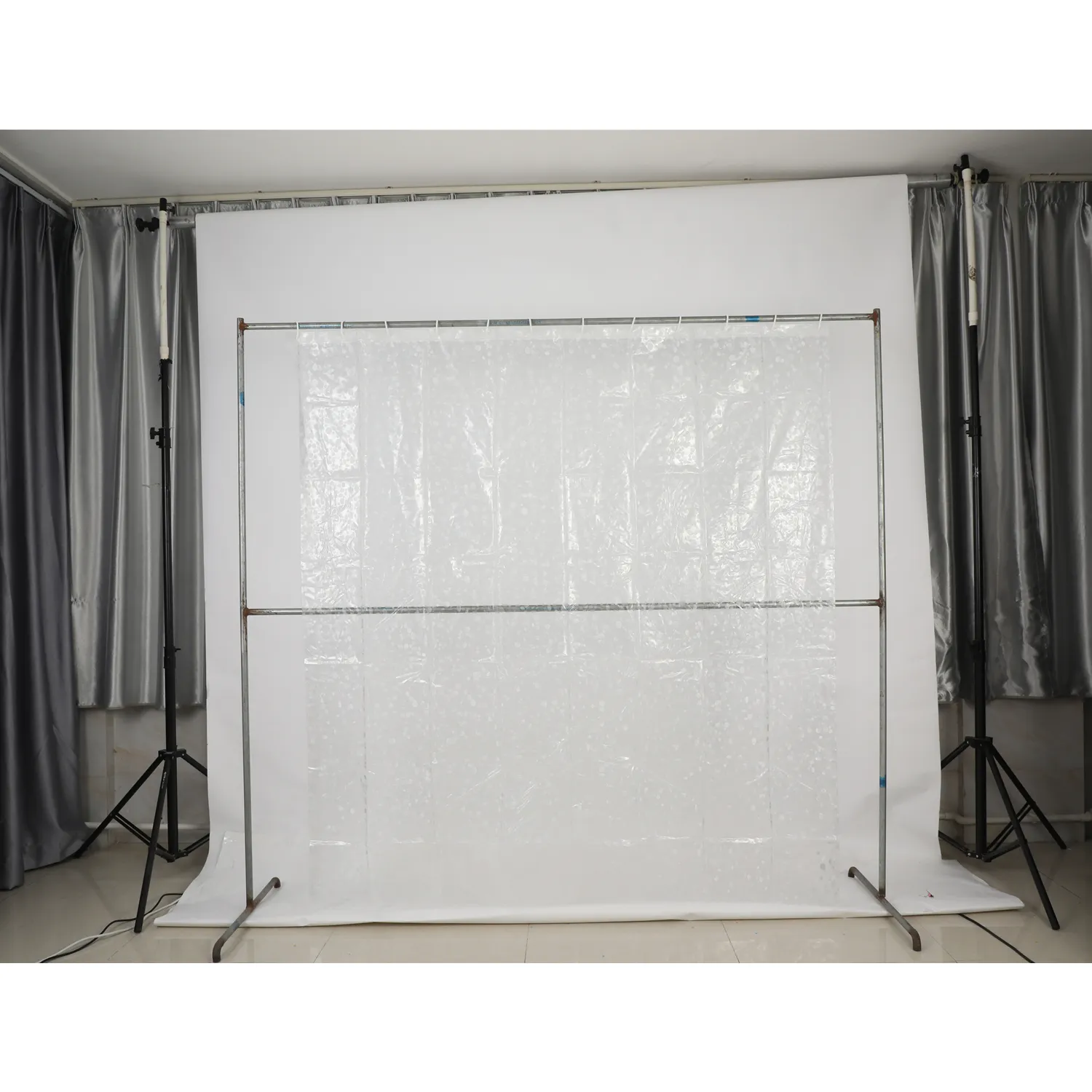 Großhandel individualisierte 72 x 72 wasserdichte PEVA 3D-PVC klare Duschvorhang-Liner-Badezimmerdusche für Hotel zuhause