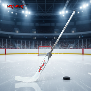 ไม้ฮอกกี้น้ำแข็งสำหรับผู้รักษาประตู Vik-Max 2025 คุณภาพสูง ผลิตจากคาร์บอนไฟเบอร์คอมโพสิต ทนทาน ลายใบมีด P92 สำหรับผู้รักษาประตู - Product Image 1