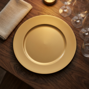 High on Demand Eco-Friendly Stainless Steel Gold Charger <b>Plate</b> for Table Decor Available for Export From India - Product Image 2
