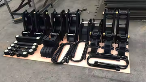 Stock disponible remorque suspension tandem triplex allemand pièces de remorque afrique moyen-orient marché avec le prix le plus bas - Product Image 6