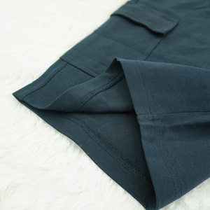 Pantalones cortos personalizables de algodón 100% para hombre, suaves, sueltos, estilo clásico, tejido, cierre con cordón, transpirable, diseño informal para exteriores - Product Image 2