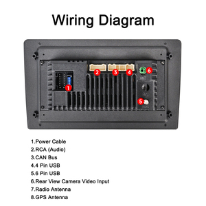 Phổ 9 inch Android 15 xách tay LCD Video Player IPS màn hình cảm ứng USB <span class=keywords><strong>GPS</strong></span> DVR nhỏ Knob hệ thống định vị Bảng điều khiển - Product Image 5