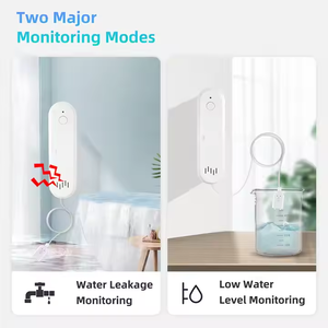 图雅WiFi智能漏水传感器溢水水位检测器安全声音报警系统洪水泄漏传感器远程监视器 - Product Image 4