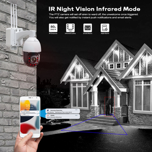 Cámara Wifi con <span class=keywords><strong>Zoom</strong></span> Óptico <span class=keywords><strong>20x</strong></span>, Seguimiento Automático de Movimiento, Cámara CCTV PTZ con Cable, Cámara <span class=keywords><strong>IP</strong></span> PTZ PoE para Exteriores, Impermeable IP66 - Product Image 5