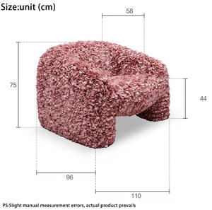 เก้าอี้ทรงกลีบดอกไฮเดรนเยีย ผ้าหุ้มสั่งทำพิเศษทันสมัย เก้าอี้นั่งเล่นปรับเอนได้ สำหรับห้องนอน ห้องนั่งเล่น โรงแรม ระเบียง เก้าอี้พักผ่อน - Product Image 6