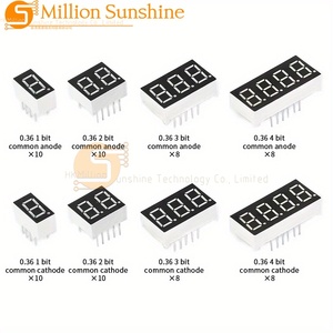 72pcs 0.36英寸发光二极管数字显示套件8值1/2/<span class=keywords><strong>3</strong></span>/4位红色公共阳极阴极，适用于<span class=keywords><strong>Arduino</strong></span> DIY电子产品 - Product Image 5