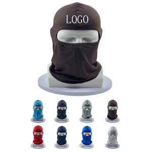 Máscara Facial Completa Unissex Personalizada de Alta Qualidade com Logo, Proteção Solar, à Prova de Vento, Máscara de Esqui Preta para Ciclismo, Corrida e Pesca - Product Image 1