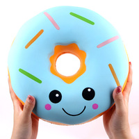 2026 Jouets Squishy de Décompression Super Grandes Tailles, Donut Souriant à Rebond Lent, Sensoriels et Doux, Anti-stress, Cadeau Nouveauté Satisfaisant, Articles Artisanaux