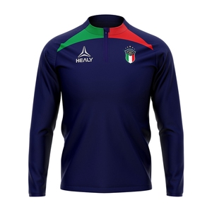 Sublimación personalizada Último diseño al por mayor Club Uniforme Slim Fit Azul marino Deportes Chaqueta de fútbol - Product Image 2