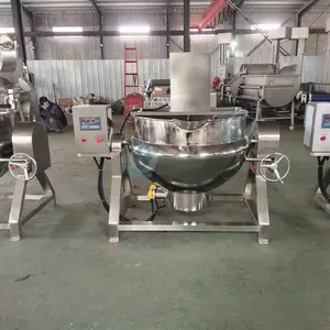 Stainless Steel Gas heating steam heating electric heating cooking mixer tilting Jacket Kettle for food
