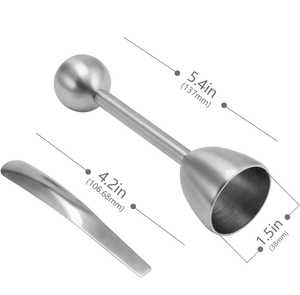 Coupe-œufs en acier inoxydable 304, outil porte-tasse, Gadgets de cuisine - Product Image 6