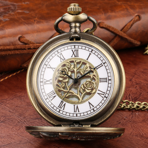 นาฬิกาพกสไตล์โบราณสีบรอนซ์ พร้อมธีมการผจญภัยของอลิซ จี้สร้อยคอวินเทจ นาฬิกาจี้แบบย้อนยุคพร้อมสายโซ่สำหรับเป็นของขวัญ - Product Image 5