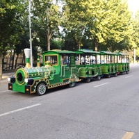 Train touristique de taille moyenne, train sans rails personnalisable à grande capacité, utilisable dans les parcs d'attractions et les carnavals