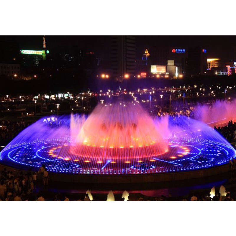 Modern Music Water Fountain Commercial Outdoor Stainless Steel Floating Fountain Modern Design Water Resistant Easy Maintenance