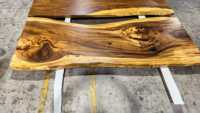 Table à manger en bois massif noyer, table de salon, table de restaurant, table d'hôtel, ensemble de chaises