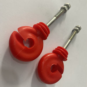 Aisladores de Alto Voltaje para Cercas Eléctricas Agrícolas, Aisladores de Anillo de PP Reforzado con Tornillo - Product Image 3