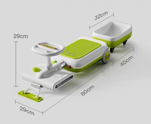 Mini Kart Elettrico CE per <span class=keywords><strong>Bambini</strong></span>, <span class=keywords><strong>Macchina</strong></span> Lavapavimenti per <span class=keywords><strong>Bambini</strong></span>, Pulitore Domestico, Bici Senza Pedali per <span class=keywords><strong>Bambini</strong></span> - Product Image 3