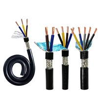 Kabel Fleksibel Berpelindung Standar Eropa H05VVC4V5-K 2-5-inti 81-600V Kabel Daya Transmisi Sinyal Peralatan Otomasi