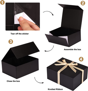 Hochwertige Geschenk papier verpackung Falt schachtel mit Magnet deckel - Product Image 5