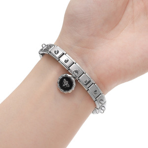 Módulo de pulsera de acero inoxidable con colgante de insecto, accesorio de joyería DIY, regalo unisex - Product Image 3