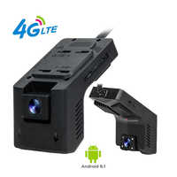 Dashcam 1080P visión nocturna 4G WIFI monitoreo de estacionamiento GPS seguimiento Dual coche DVR Vista en vivo Vista Remota rastreador Stream Video