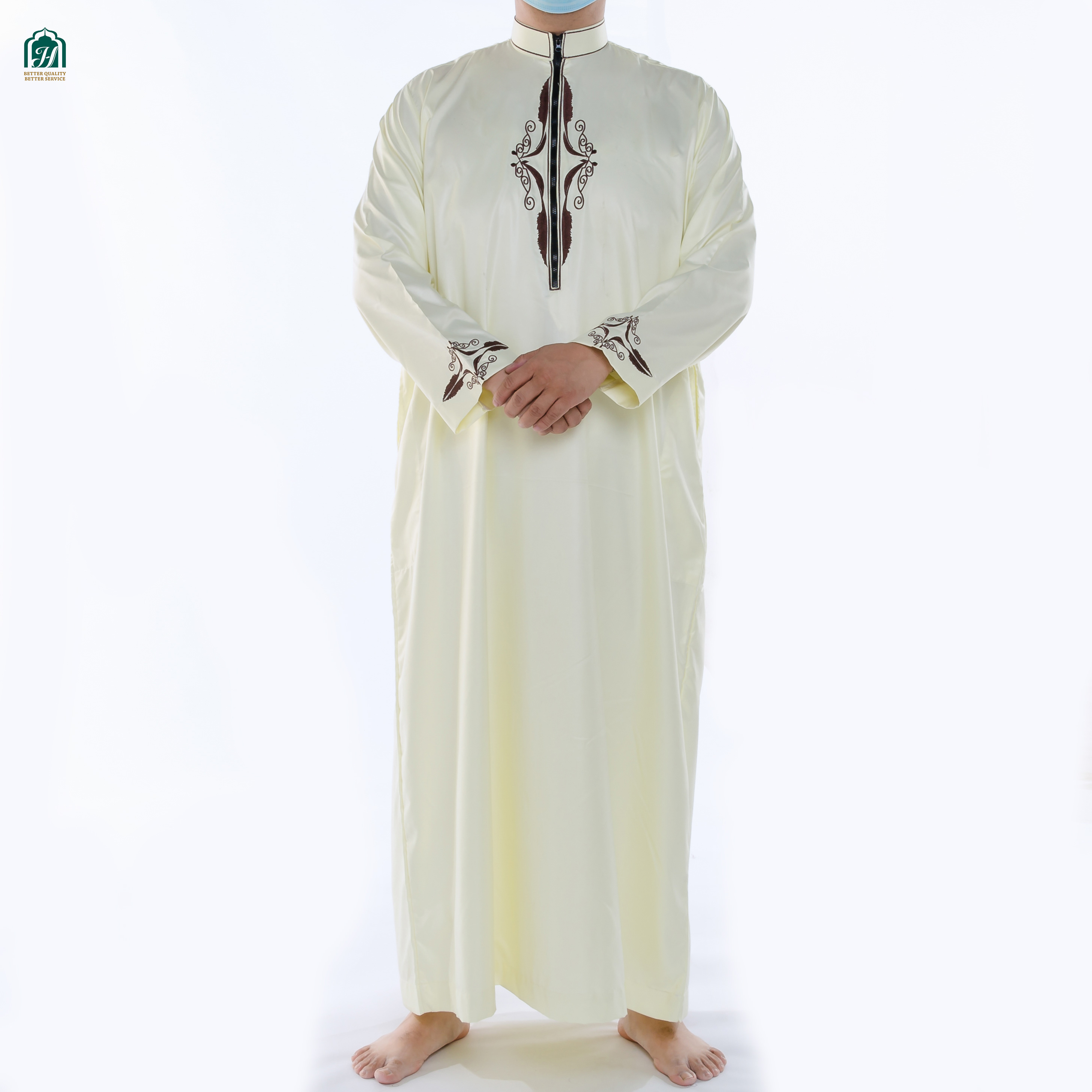 Islamic Clothing Wholesale Muslim Man Thobe Abaya Muslim Dresses Qamis Jilbab Jubba Man Thobe Men's Thobe