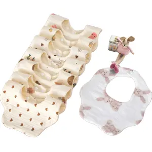 competitive price baby bandana bibs with teether new arrival golden supplier baby apron sleeved bib