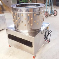 Équipement de traitement de volailles à petite échelle, machine à abattre les poulets, plumeuse à poulets et canards types 50/60/70/80