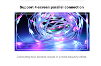 Écran lumineux adressable RGB WS2818 personnalisé SHIJIP50, 12V, IP65, résistant à l'eau, affichage en maille de pixels LED pour publicité extérieure, panneau d'affichage